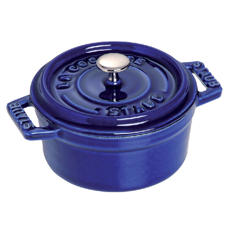 Staub Cast Iron 0.25 Qt. Round Dutch Oven with Lid & Reviews Wayfair